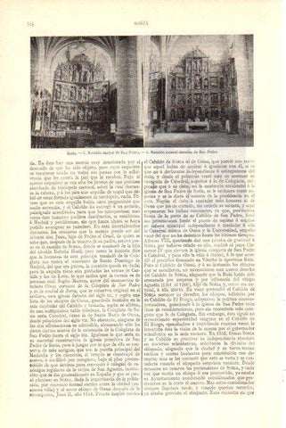 LAMINA V29993: Retablo mayor de San Pedro en Soria
