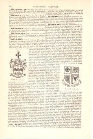 LAMINA V30015: Escudo de Southport y Southwark
