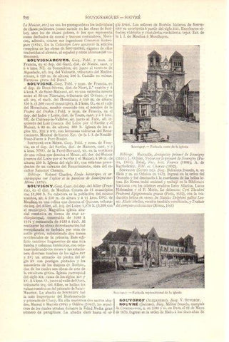 LAMINA V30017: Iglesia de Souvigny