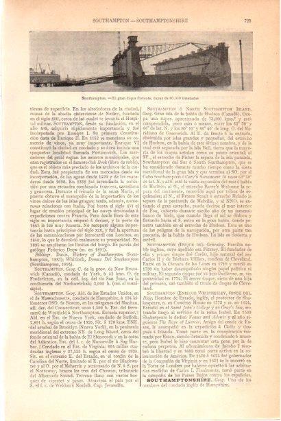 LAMINA V30014: El gran dique flotante de Southampton, Inglaterra
