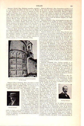 LAMINA V29998: Abside iglesia de San Jorge en Soriano nel Cimino