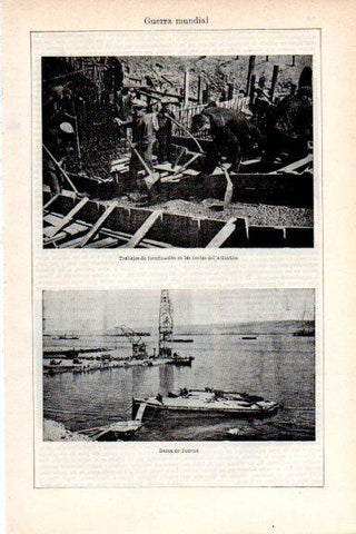 LAMINA V29621: Bahia de Tobruk y fortificaciones en costa Atlantica