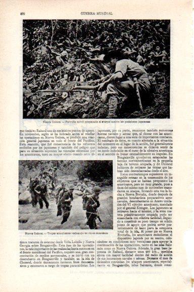 LAMINA V29625: Tropas norteamericas en Nueva Guinea