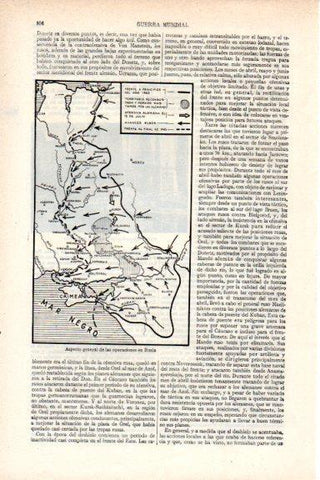 LAMINA V29627: Mapa de las operaciones en Rusia en 1943