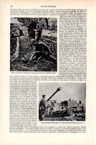 LAMINA V29629: Zapadores alemanes minando el campo
