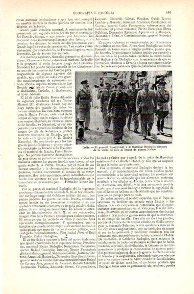 LAMINA V29600: Eisenhower y Badoglio tras visitar buque Nelson