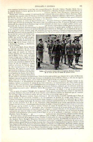 LAMINA V29600: Eisenhower y Badoglio tras visitar buque Nelson