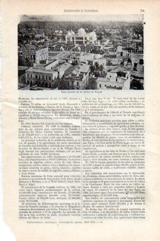 LAMINA V29601: Vista general de Tripoli