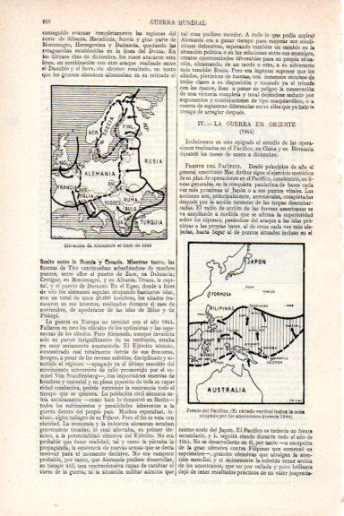 LAMINA V29648: Mapa situacion de Alemania finales de 1944