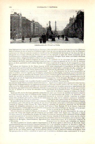 LAMINA V29598: Calle O'Conell en Dublin
