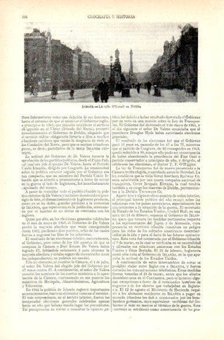 LAMINA V29598: Calle O'Conell en Dublin