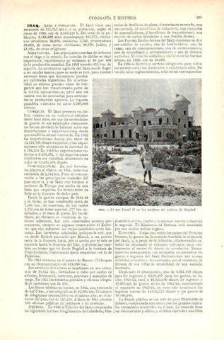 LAMINA V29597: Faisal II en jardines del Palacio de Bagdad