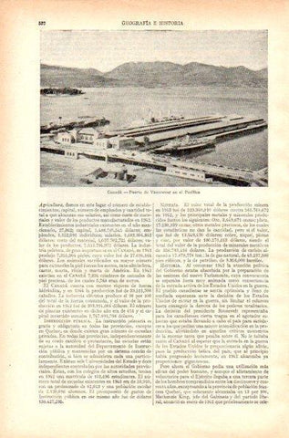 LAMINA V29555: Puerto de Vancouver, Canada