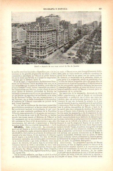 LAMINA V29553: Vista de la zona central de Rio de Janeiro