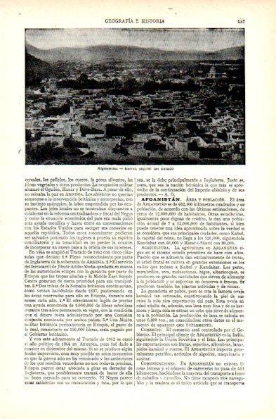 LAMINA V29543: Vista de Kabul, Afganistan