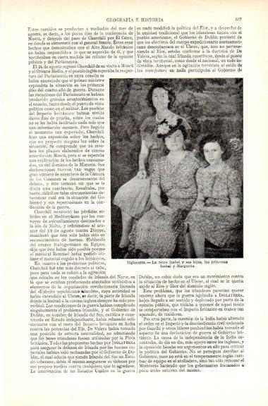 LAMINA V29592: Reina Isabel y princesas Isabel y Margarita