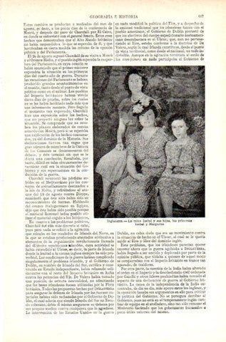 LAMINA V29592: Reina Isabel y princesas Isabel y Margarita