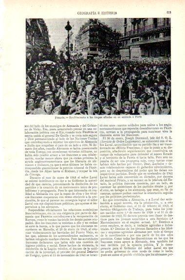 LAMINA V29584: Recibimiento a las tropas aliadas en Paris
