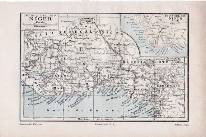 LAMINA V29770: Mapa cuenca del rio Niger