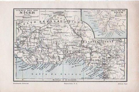 LAMINA V29770: Mapa cuenca del rio Niger