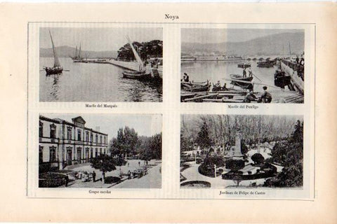 LAMINA V29766: Vistas de Noya, La Coruña
