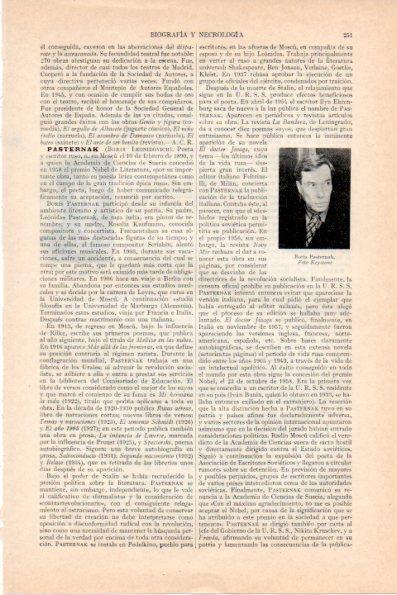LAMINA V29741: Boris Pasternak
