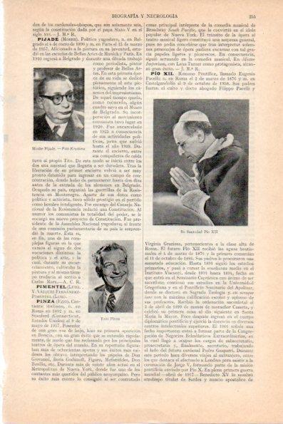 LAMINA V29742: Pio XII y Ezio Pinza