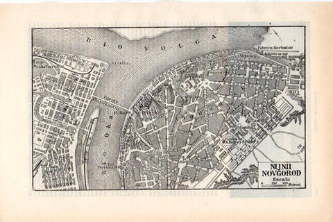 LAMINA V29771: Plano Nijnii Novgorod