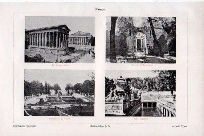 LAMINA V29774: Vistas de Nimes