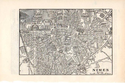 LAMINA V29775: Plano de Nimes