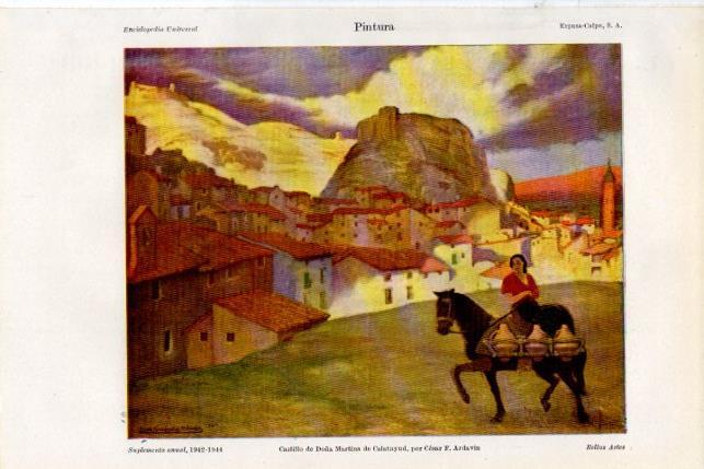 LAMINA V29783: Castillo de Doña Martina de Calatayud por Cesar F. Ardavin