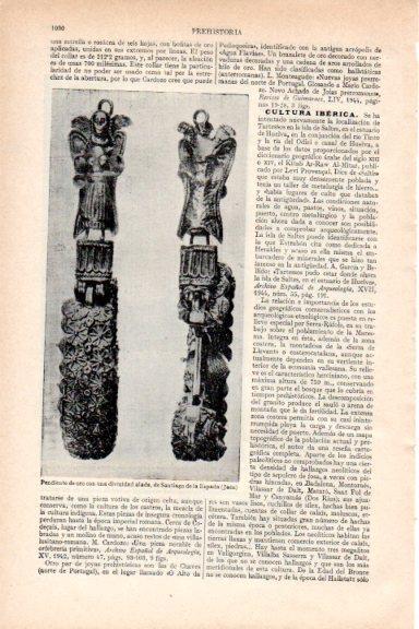 LAMINA V29680: Pendiente con divinidad alada de Santiago de la Espada