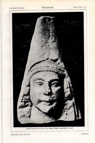 LAMINA V29683: Cabeza femenina del Cerro de los Santos