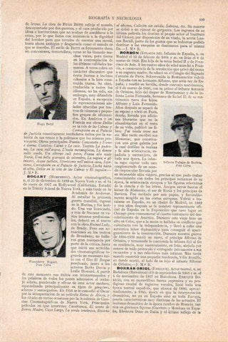 LAMINA V29729: Humphrey Bogart y Hugo Betti
