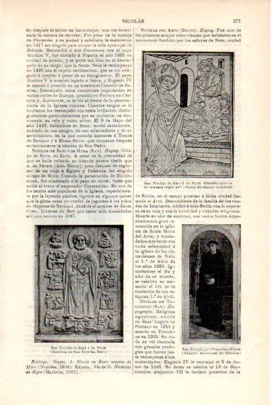 LAMINA V29342: San Nicolas de Bari o de Myra