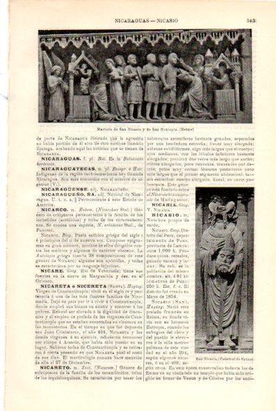 LAMINA V29337: Martirio de San Nicasio y de San Autropio en Reims