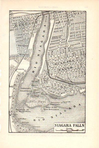 LAMINA V29332: Plano de las cataratas del Niagara