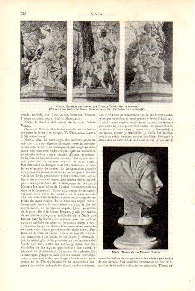 LAMINA V29372: Ninfas estatuas por Pitne y Demandre