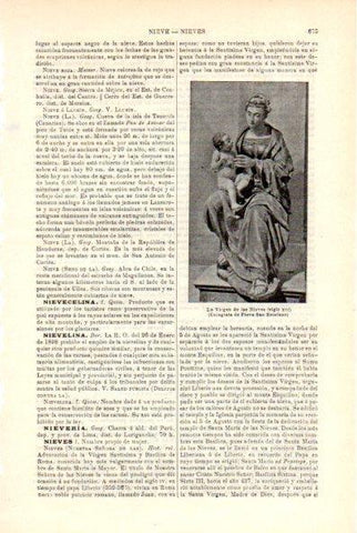 LAMINA V29358: La Virgen de las Nieves