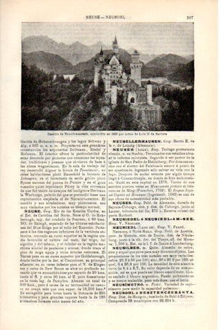 LAMINA V29318: Castillo de Neuschwanstein