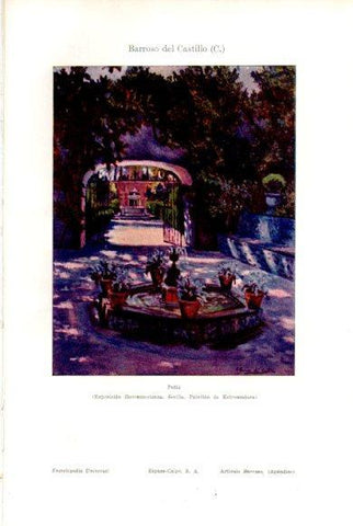 LAMINA V29276: Patio por C. Barroso del Castillo