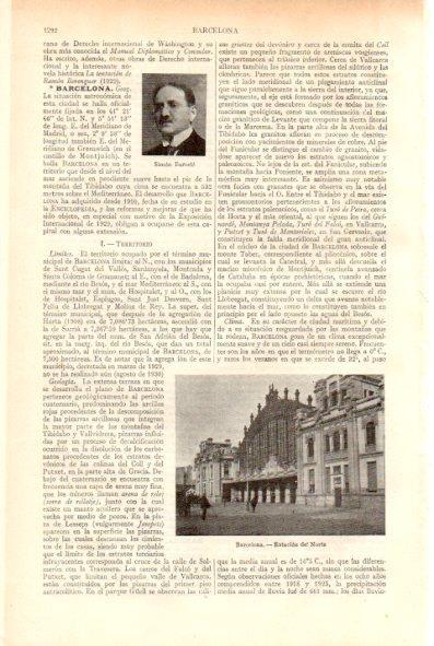LAMINA V29264: Estacion del Norte en Barcelona