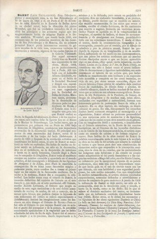 LAMINA V29253: Autorretrado de Leon Bakst
