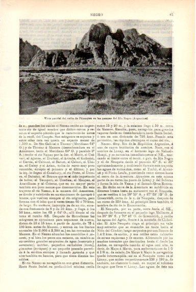 LAMINA V29282: Vista del valle de Pilcaniyeu, Argentina
