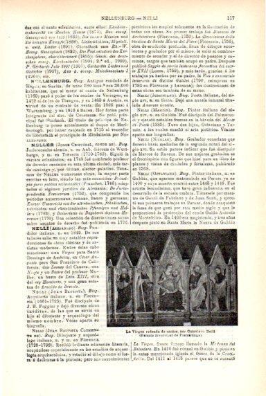 LAMINA V29288: La Virgen rodeada de santor por O. Nelli