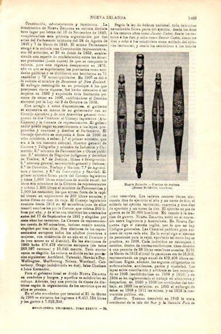 LAMINA V29489: Flautas de madera, Nueva Zelanda
