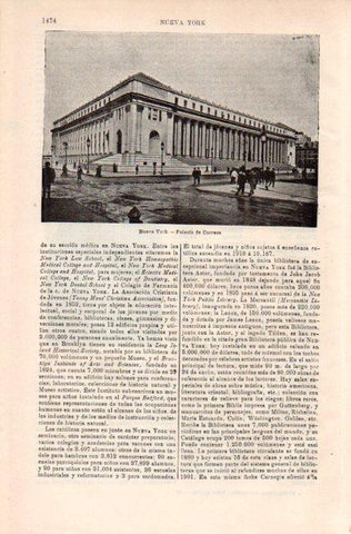 LAMINA V29482: Palacio de Correos, Nueva York
