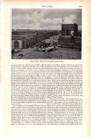 LAMINA V29480: Docks dela Compañía Cunard en Nueva York