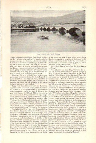 LAMINA V29463: Puente sobre el rio Tambre en Noya