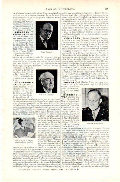 LAMINA V29523: R. Duyos Giorgeta por Fresno y General Eisenhower
